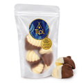 Belgian Milk And White Chocolate Dipped Meringue Swirls