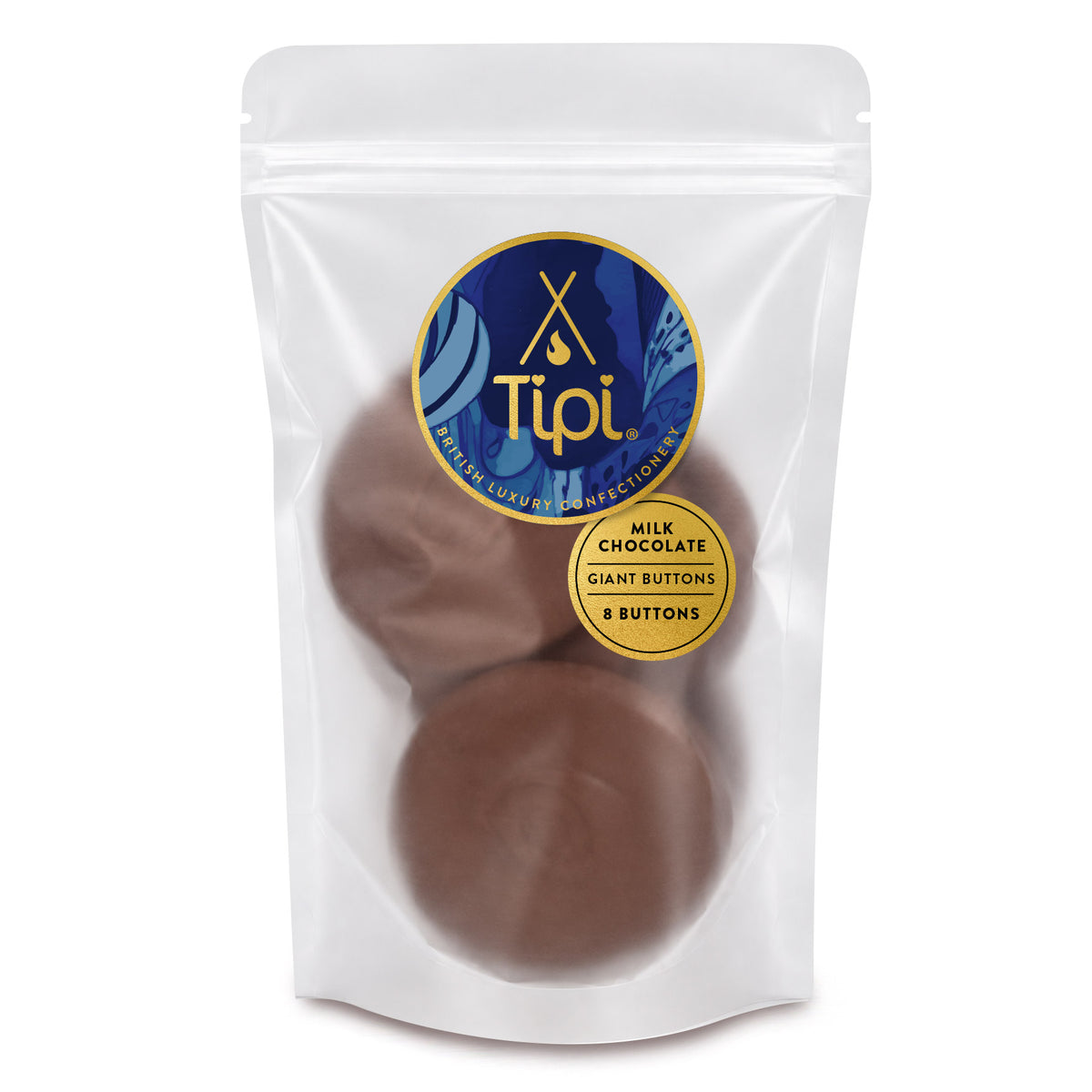 Belgian Milk Chocolate Giant Buttons